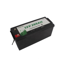 Poliovel RV Trailer 12 volts solaire pour Lifepo4 Marine Nuite étroite Motor Outboard 12V 200AH Lithium Ion Deep Cycle Battery